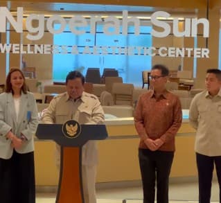 Prabowo Resmikan Ngoerah Sun Wellness and Aesthetic Center Bali